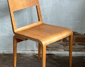 Erich Menzel veneer Hellerau chair 1950s design classic RAR 1.5
