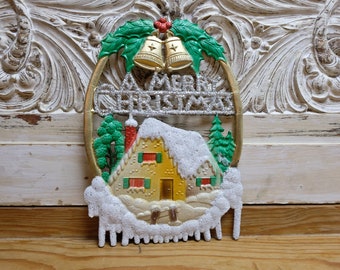 Embossed Christmas Mary Christmas Christmas Decoration orE Mountains