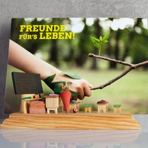 Scene Gift Back to School Introduction School Erzgebirge Carved