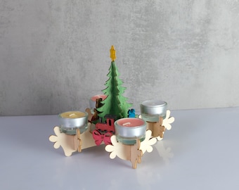 1 candle holders cult 80s DDR Design Erzgebirge Retro