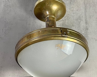 Carl Zeiss Jana Lamp Ikon Ceiling Lamp Brass