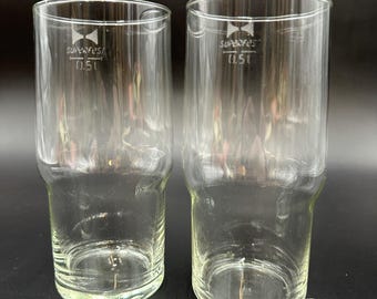 2 x Superfest Glasses Glass GDR Bauhaus 0.5l 2