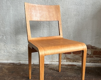 Erich Menzel veneer Hellerau chair 1950s design classic RAR 1.1