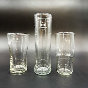 3 x Superfest Glasses Glass GDR Bauhaus