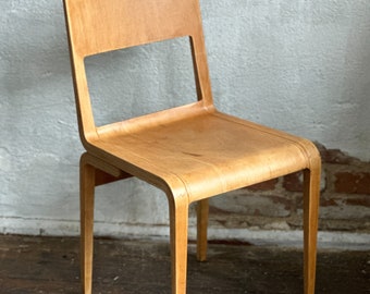 Erich Menzel veneer Hellerau chair 1950s design classic RAR 1.8