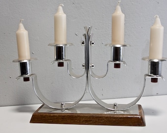 Candlestick 50s candle holder art deco