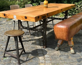 Tisch Industrietisch Esstisch Buche industrial