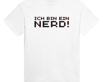 Ich Bin Ein Nerd! Heavyweight Unisex Crewneck T-shirt. IT Crowd, Geeky, Tee