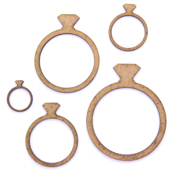 2mm MDF Wood. Various Sizes Rainbow Craft Shape