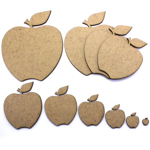 2mm MDF Wood. Various Sizes Rainbow Craft Shape