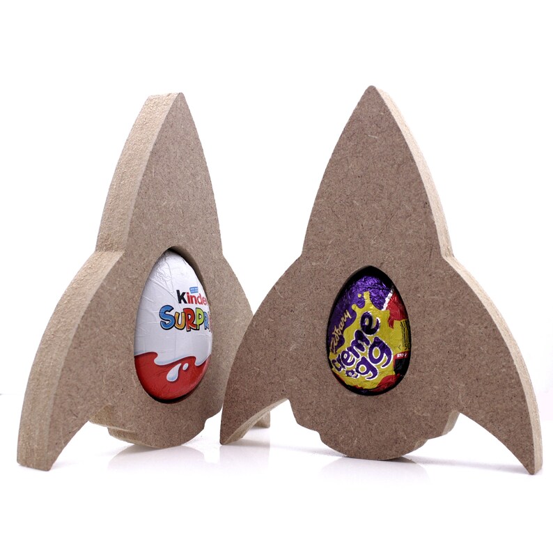 18mm Free Standing Xmas Kinder Egg Holder MDF Blank Shape Tree