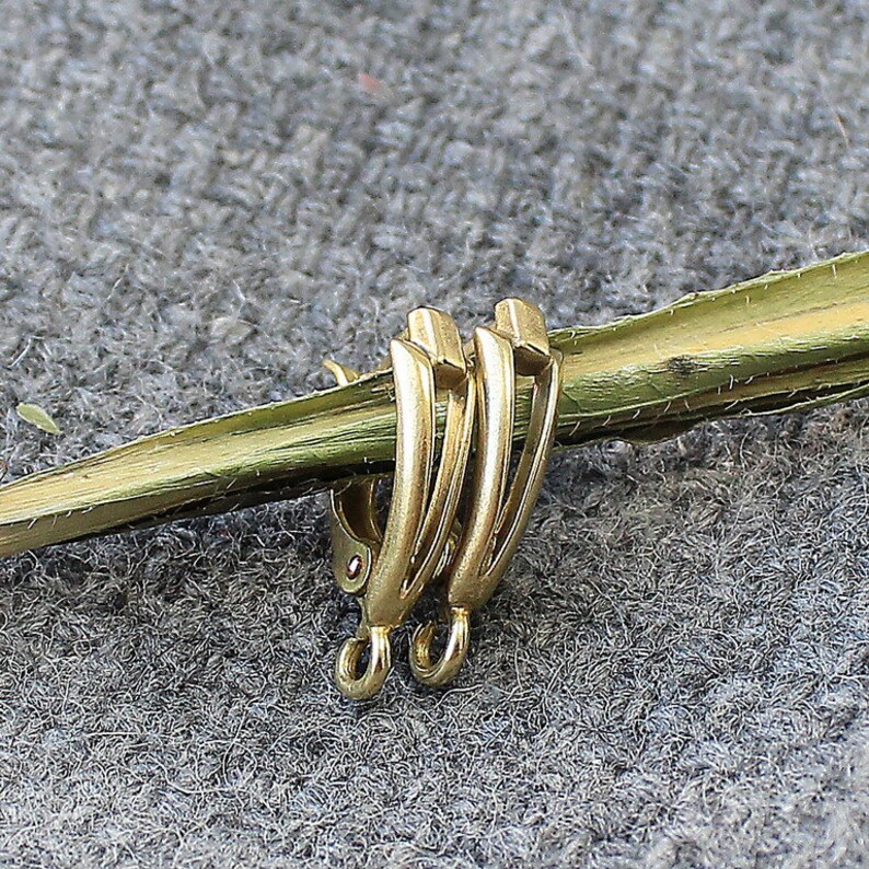 Antique Bronze Leverback Earring 3 pair Leverback Earrings Etsy