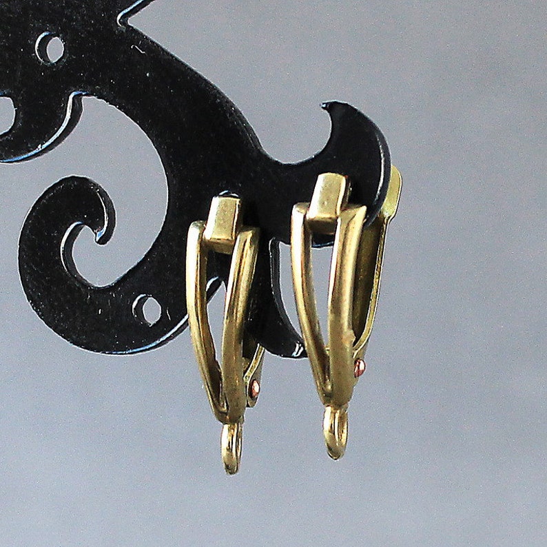 Antique Bronze Leverback Earring 3 pair Leverback Earrings Etsy