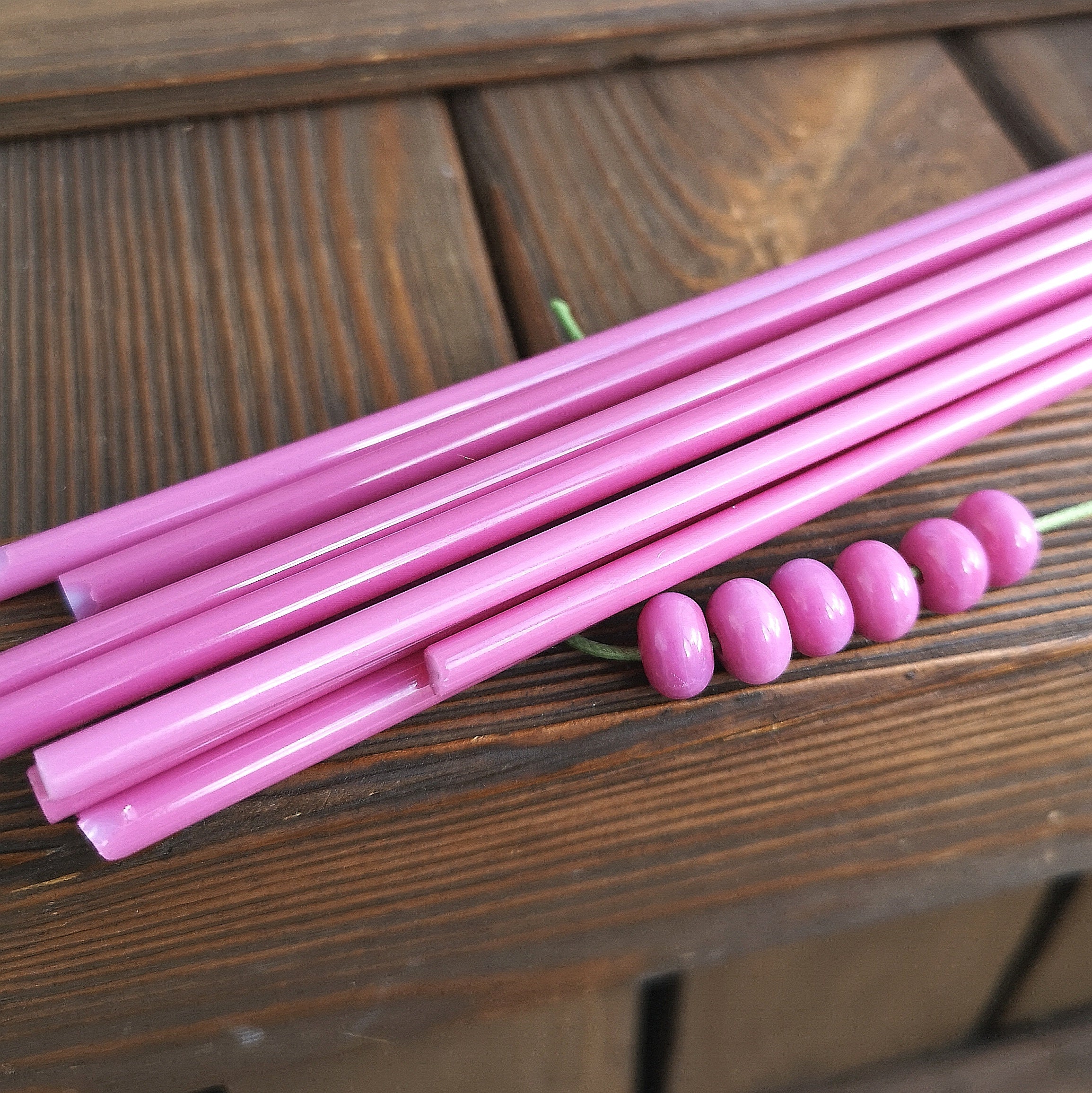 Glass rods Hot Pink Lampwork Glass Rods COE 96. Sold per 0.25 Etsy