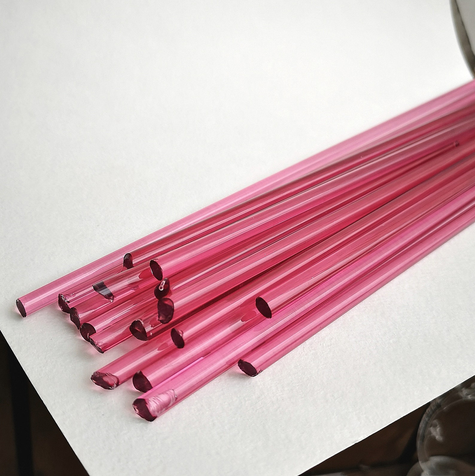 Glass rods Lampwork Glass Rods COE 104. Gold Pink Rubino Etsy