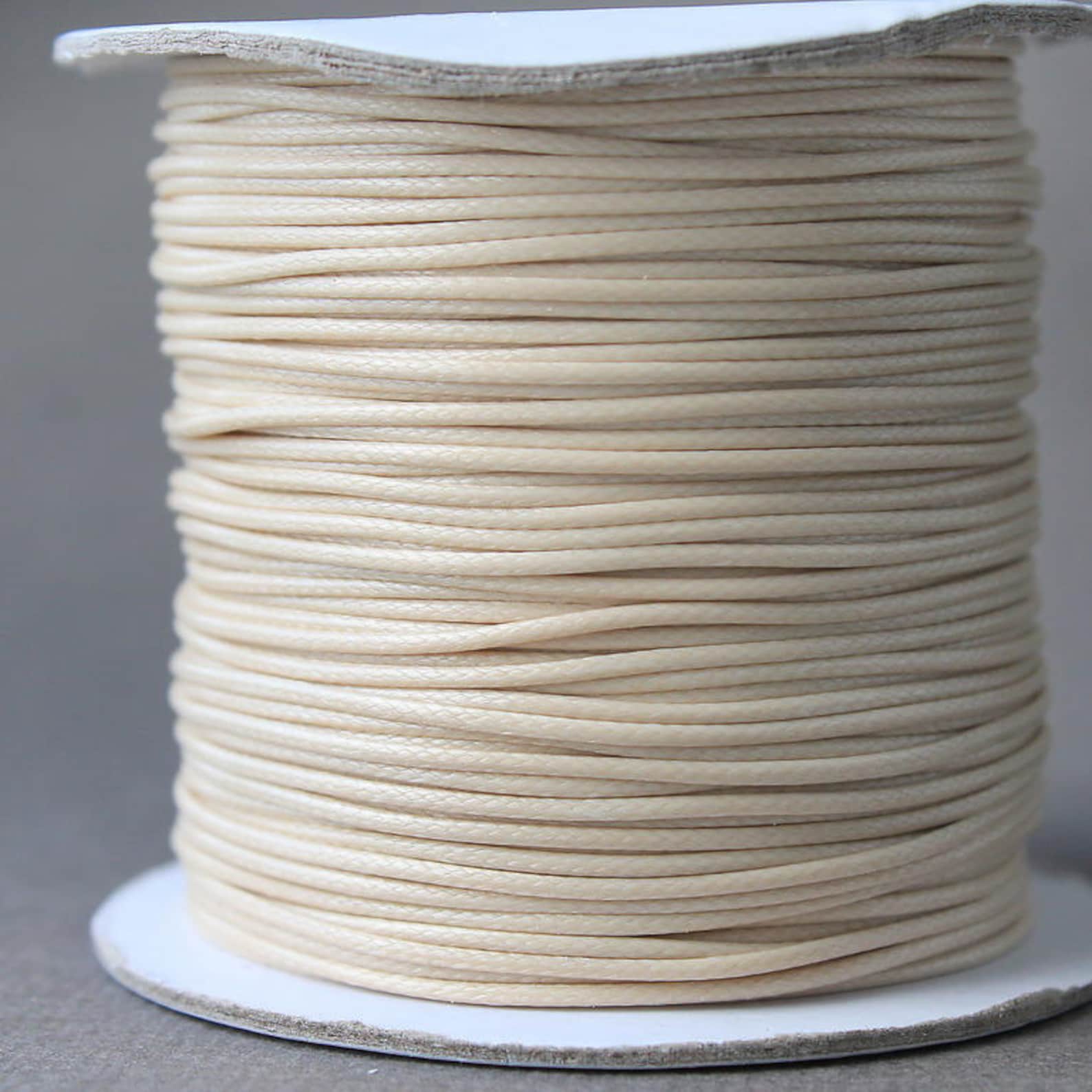 Waxed Cotton Cord 1mm High Quality Wax Cord 10 m 3281 Etsy
