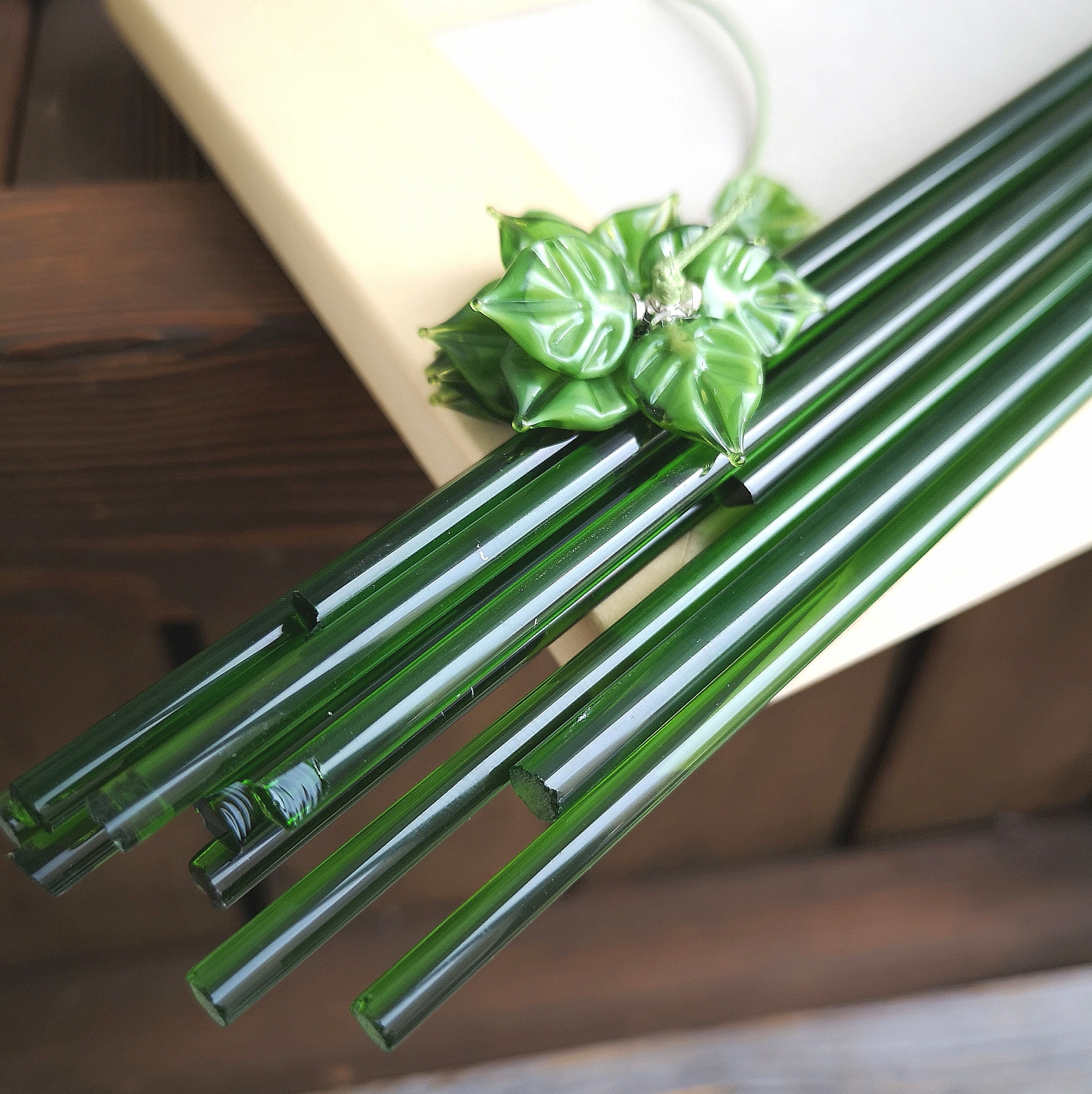 Glass Lampwork rods Mystick Green Lampwork Glass Rods COE 104 Etsy