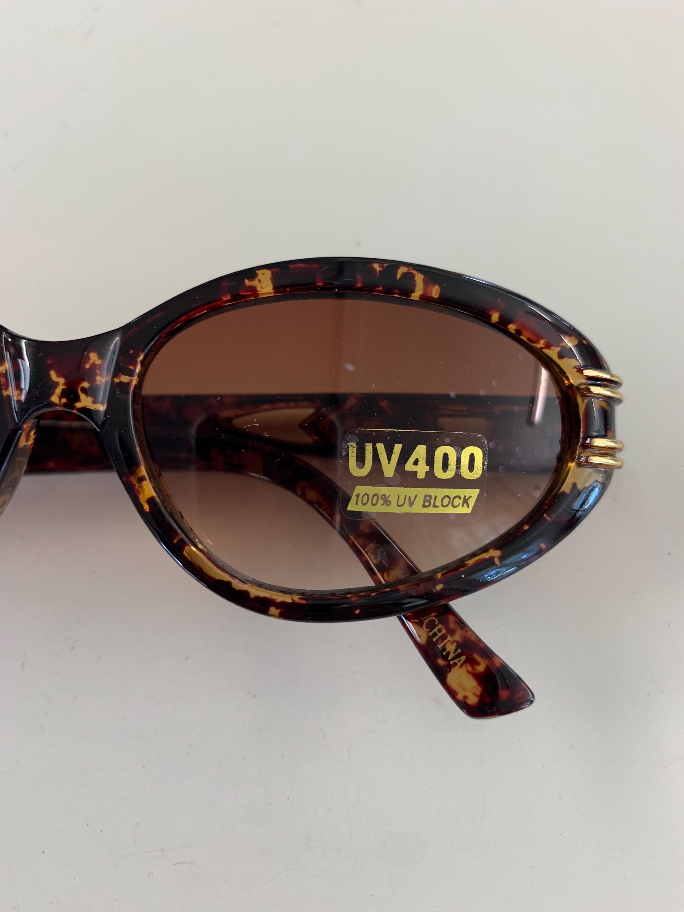 Vintage 1980s/90s/y2k Style Tortoise Shell Sunglasses With 