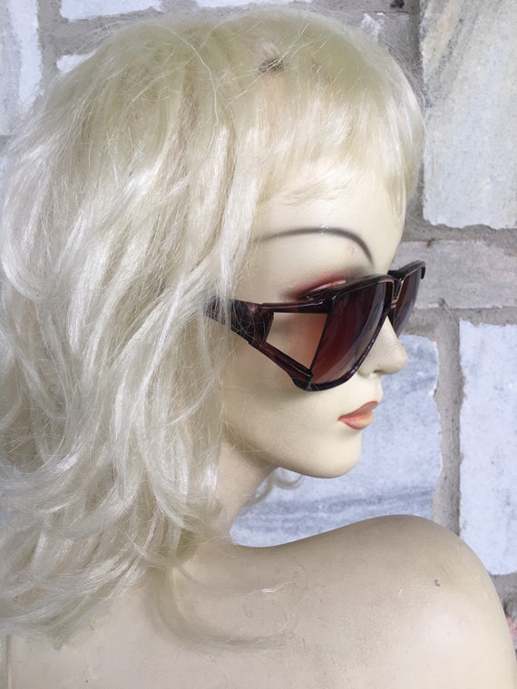 Vintage 80s Sunglasses, Avant Garde Sunglasses, V… - image 6