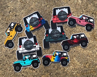 Mini Jeep Windshield Decal Set-51
