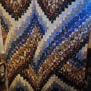 Bargello I Spy Quilt 57 x 68 inches