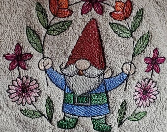 There's No Place Like Gnome Hand Towel