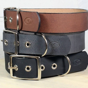 Big Dog 1.5" Leather Dog Collar