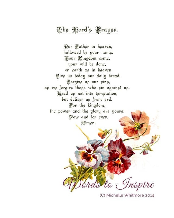 The Lords Prayer, Ground breaking variation (Matthew 6: 9-13). Printable Bible Scripture Example - electronic PDF record picture relating to Lord's Prayer Sign Language Printable titled The Lords Prayer, Ground breaking model (Matthew 6: 9-13). Printable Bible Scripture Case in point - electronic PDF history