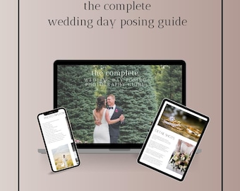 Wedding Photography Posing Guide | Tips for Couples & Vendors (PDF Pattern)