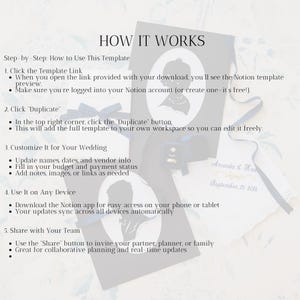 AI Wedding Planner Notion Template | Budget, Timeline, Guest List (Digital Download) image 9