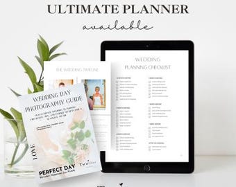 Ultimate Wedding Planner Guide | Printable Checklist (Digital Download)