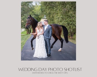 Wedding Photo Shot List Template – Canva Photography Guide (Digital Download)