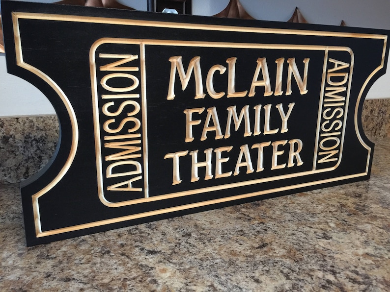 Movie Room Decor Basement Decor Home Sign Home Theater Decor Etsy