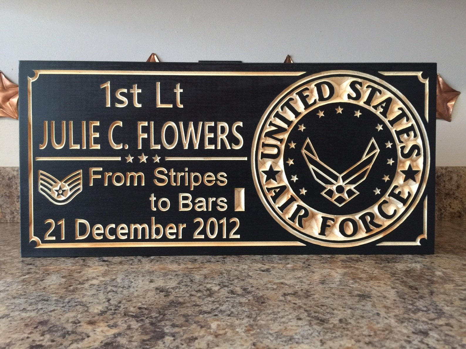 air-force-commissioning-gift-military-plaque-retired-enlisted-etsy