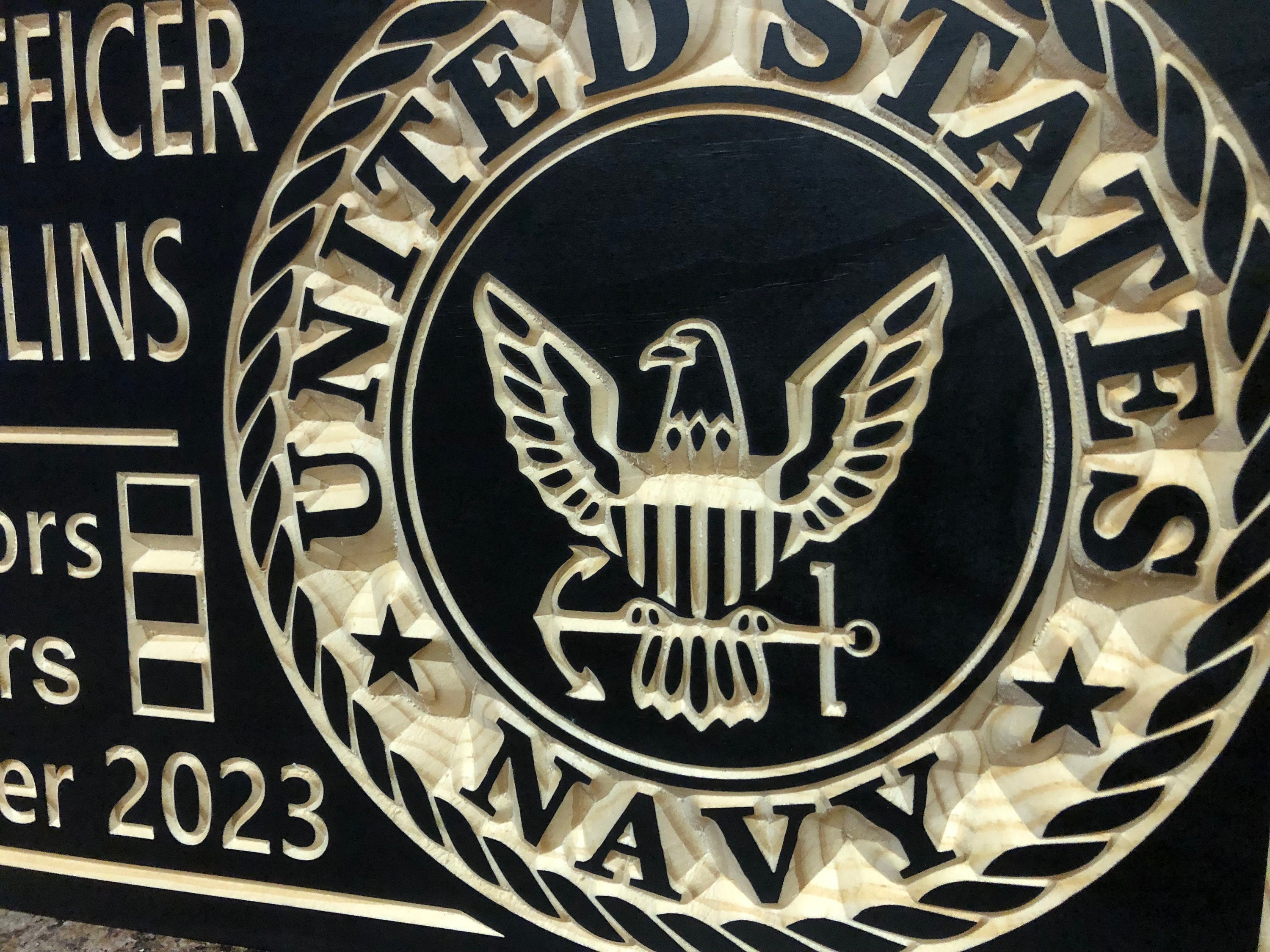 Senior Chief Warrant Officer Navy Commissioning Gift Military Plaque ...