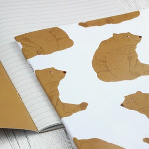 Libreta Bear A5 - páginas lisas o rayadas