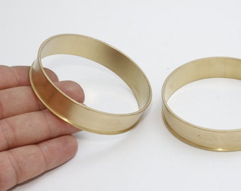 5 Pcs Raw Brass Inlay Bracelet Cuff, 12.5mm Channel Bracelet, BCT,
