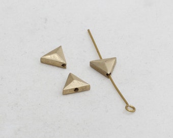 真鍮スペーサー - 三角形 6x2.5 mm (4197C) - Etsy 日本