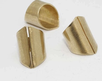 27mm Raw Brass Ring Settings, Adjustable Ring, Ring Blank, Statement Rings, Black Rings, Flat Ring, Raw Brass Findings, LA34