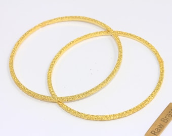 60mm Raw Brass Bracelet, Hammered Bracelet, Inner Size 60mm, Domed Bracelet, Stacking Bracelets, Raw Brass Bracelet Bangles, CLO16