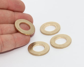 25mm Raw Brass Closed Ring, Connectors, Circle Connector, Round Connector, Raw Brass Hoops, Circle Charms, Raw Brass Findings, TFR, TBR93