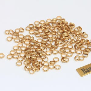 100 Stück 20 Ga 4 mm Geschlossene Messing Ringe, Konnektor Ring, Rohmessing Schmuckzubehör, SOM283