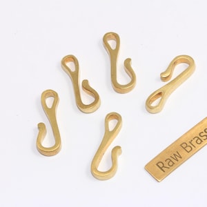 7,5 x 22 mm Rohmessing Fischhaken, Angelhaken Anhänger, Fischhaken Charms, Herren Halskette Angeln Charm, Herrenschmuck, Messingzubehör, BRT412