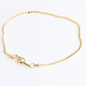 7&quot; 24k Shiny Gold Ball Bracelet, Finished Ball Bracelet, Ready Bracelet With Lobster, Tiny Beaded Bracelets, Gold Plated Bracelets, MLS604