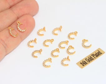 JJG - 24 Ciondoli Smaltati A Forma Di Farfalla Placcati Oro – Lega Di Zinco Di Alta Qualità, 22x19 Mm – Perfetti Per Orecchini, Bracciali, Collane E Creazione Di Gioielli Fai Da Te
