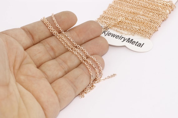 5Feet Tiny Silver Plated Cable Soldered Chain links 2mm-Jewelry Making Finding