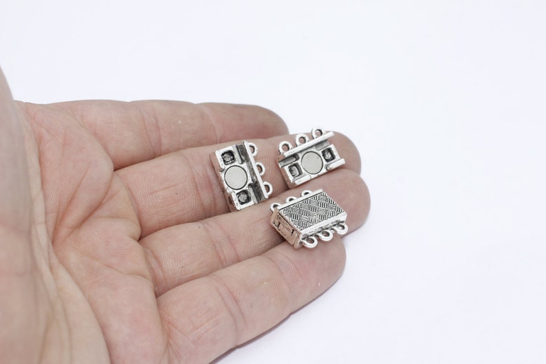 10 Sets 18mm 3 Loop Connector Multi Strand Clasps Necklace Etsy