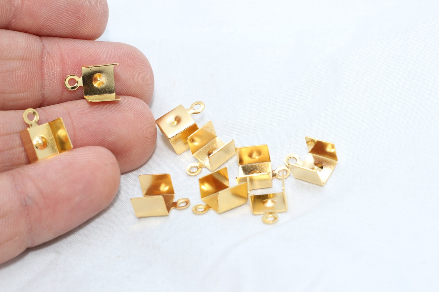 8x11mm Shiny Gold Cord End Crimp End Fold Over Crimp Cord Etsy 8x11mm-shiny-gold-cord-end-crimp-end-fold-over-crimp-cord-etsy