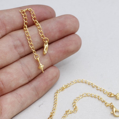 3 '' 24k Matt Gold Chain Extender 