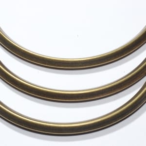 6 Stk 5x95mm antike Bronze gebogen Rohre, Tube Charms, gebogene Röhren, Tube Halskette, Halskette Anhänger, Kragen, Bronze vergoldet Erkenntnisse,